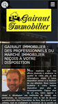 Mobile Screenshot of gairautimmobilier.com